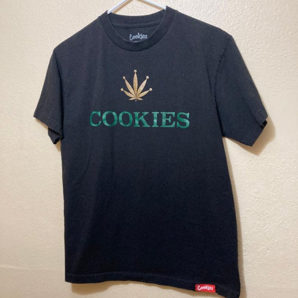 Cookies SF Men's Rollie Graphic Print Logo Short Sleeve Black Tee T-Shirt Medium